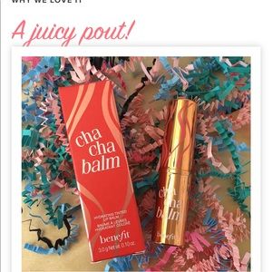 Cha cha balm benefit new in box mini travel